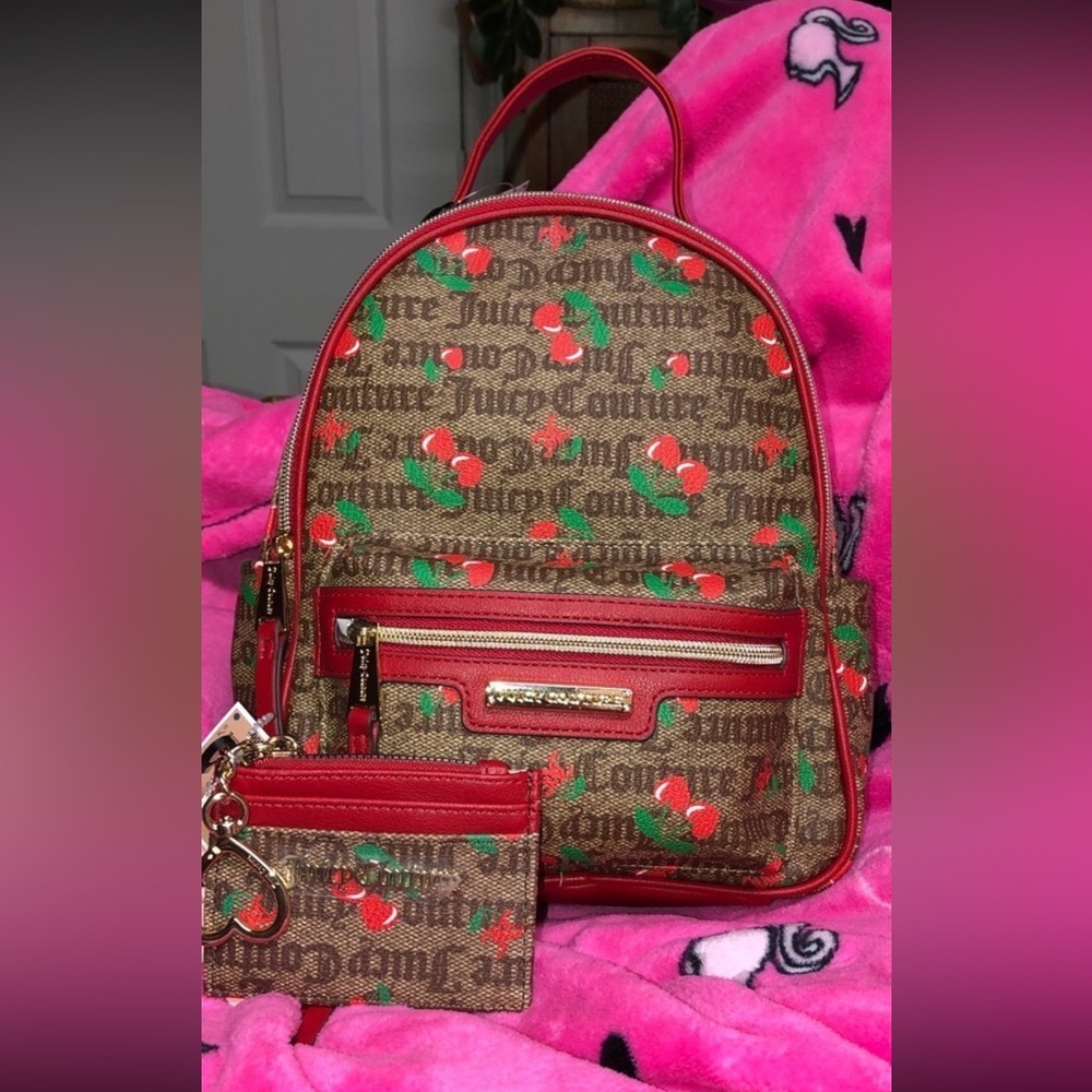 Juicy couture backpack and wallet